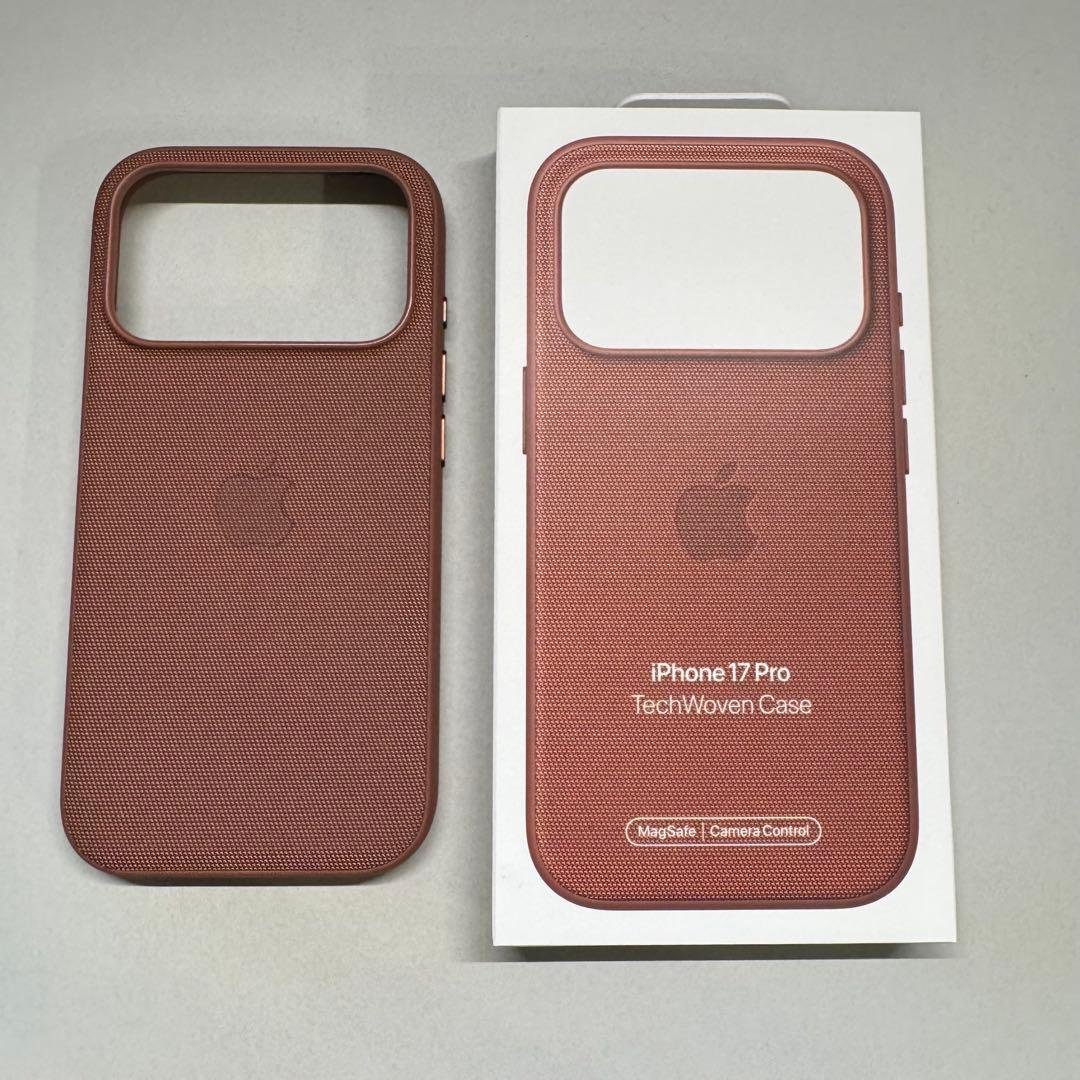 iPhone 17 Pro Tech Woven Case ブラウン Amazon.co.jp: Apple MagSafe対応iPhone 17 Pro Maxテックウーブン